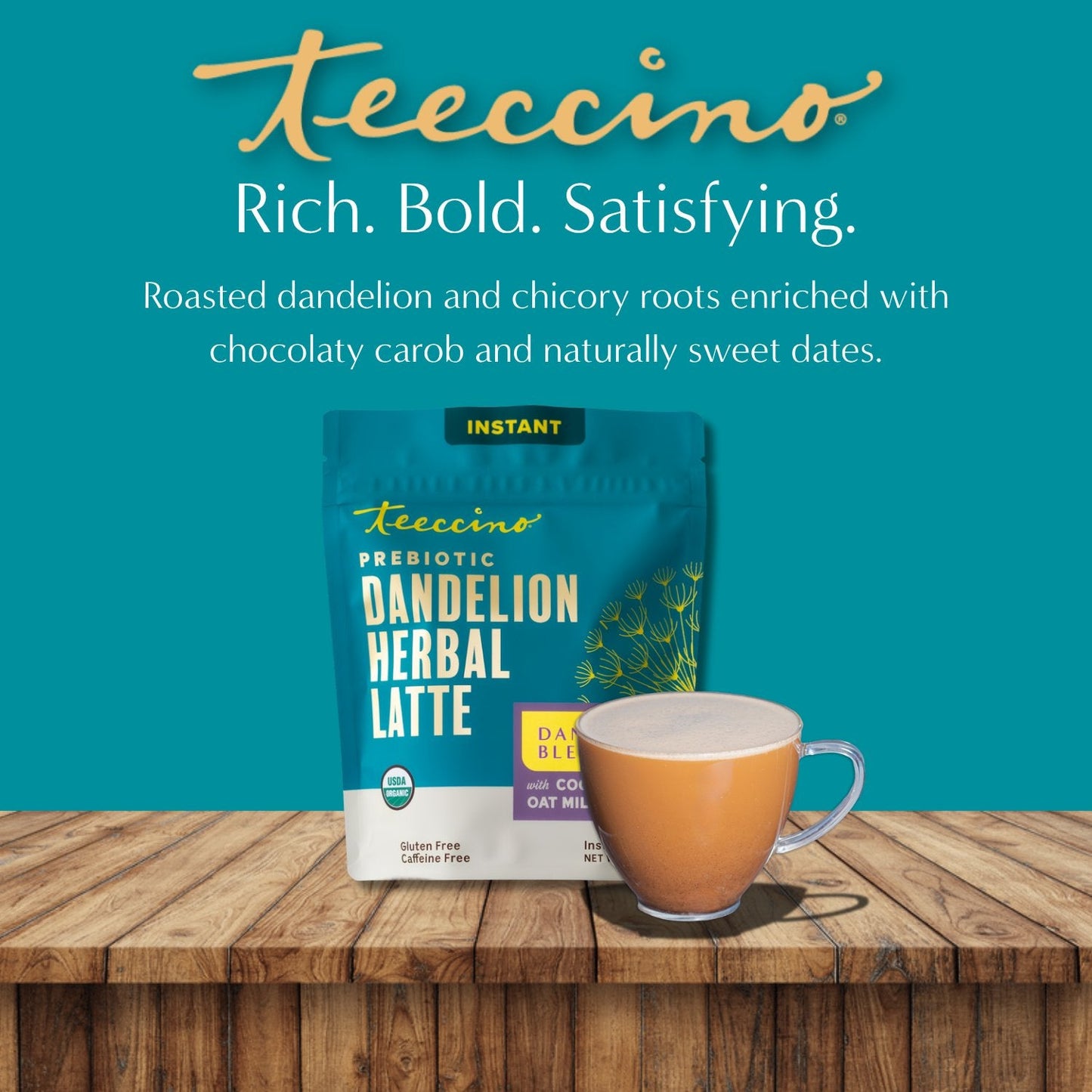Instant Dandelion Herbal Latte