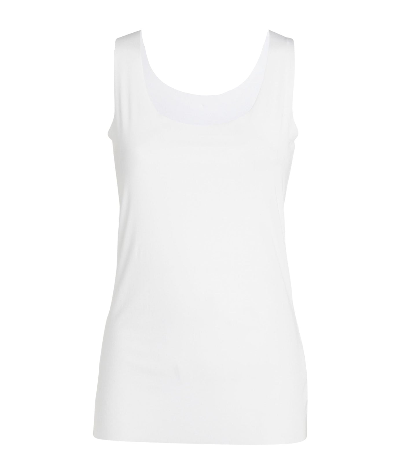 EGI Luxury Cotton Underwear Invisible Seamless Clean-Cut Scoop Neck Tank. Made in Italy (3100)