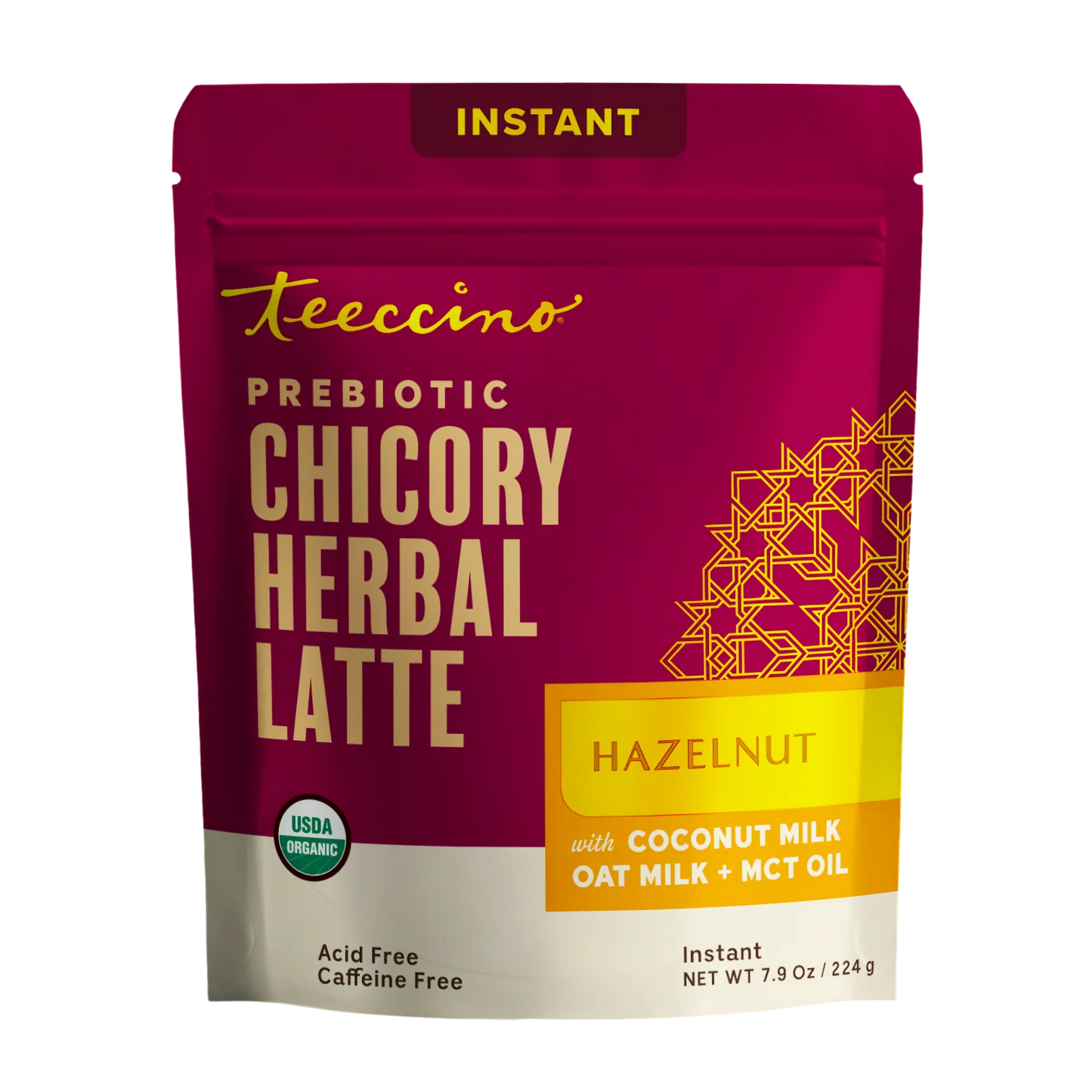 Instant Hazelnut Herbal Latte