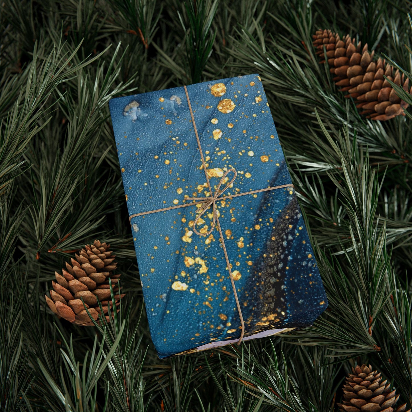 Ocean Wave Wrapping Paper, Vibrant Gift Wrap for Birthdays, Holidays, Crafting, Eco-Friendly, Unique Gift Presentation