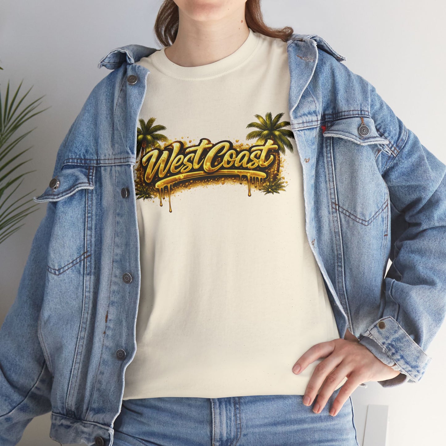 West Coast Palm Tree T-Shirt — Retro Surf Vibe Tee
