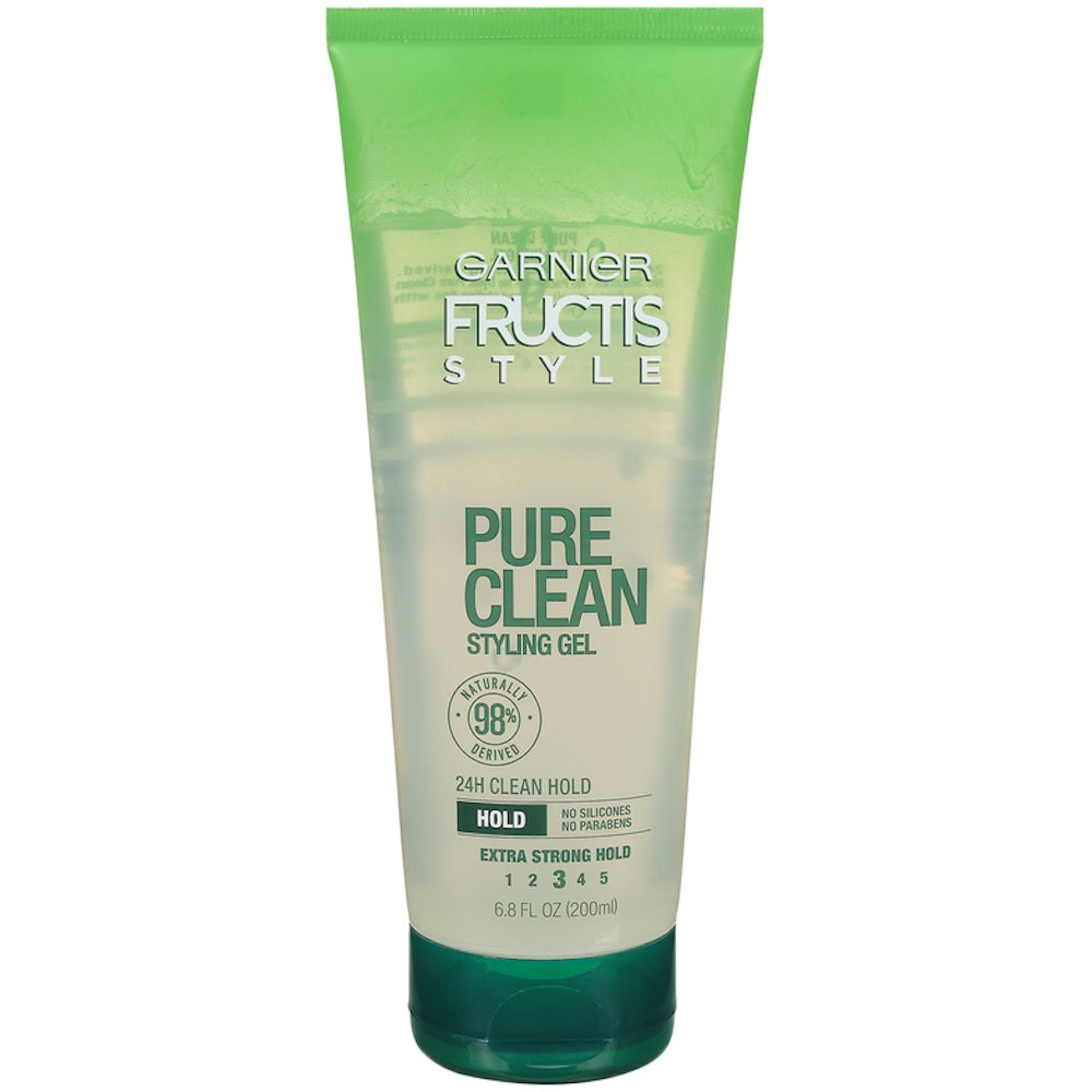 Garnier Fructis Style Pure Clean Extra Strong Hold 3 Hair Gel - 6.8 Fl Oz