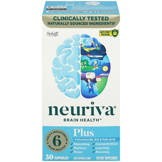 Neuriva Brain Health  Supplement Plus Capsules 30Ct