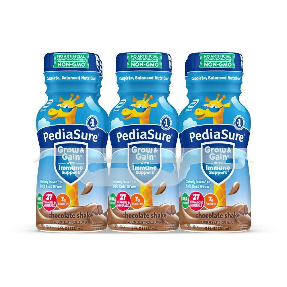 PediaSure Grow & Gain Kids' Nutritional Shake, Chocolate - 8 fl oz, 6 Count