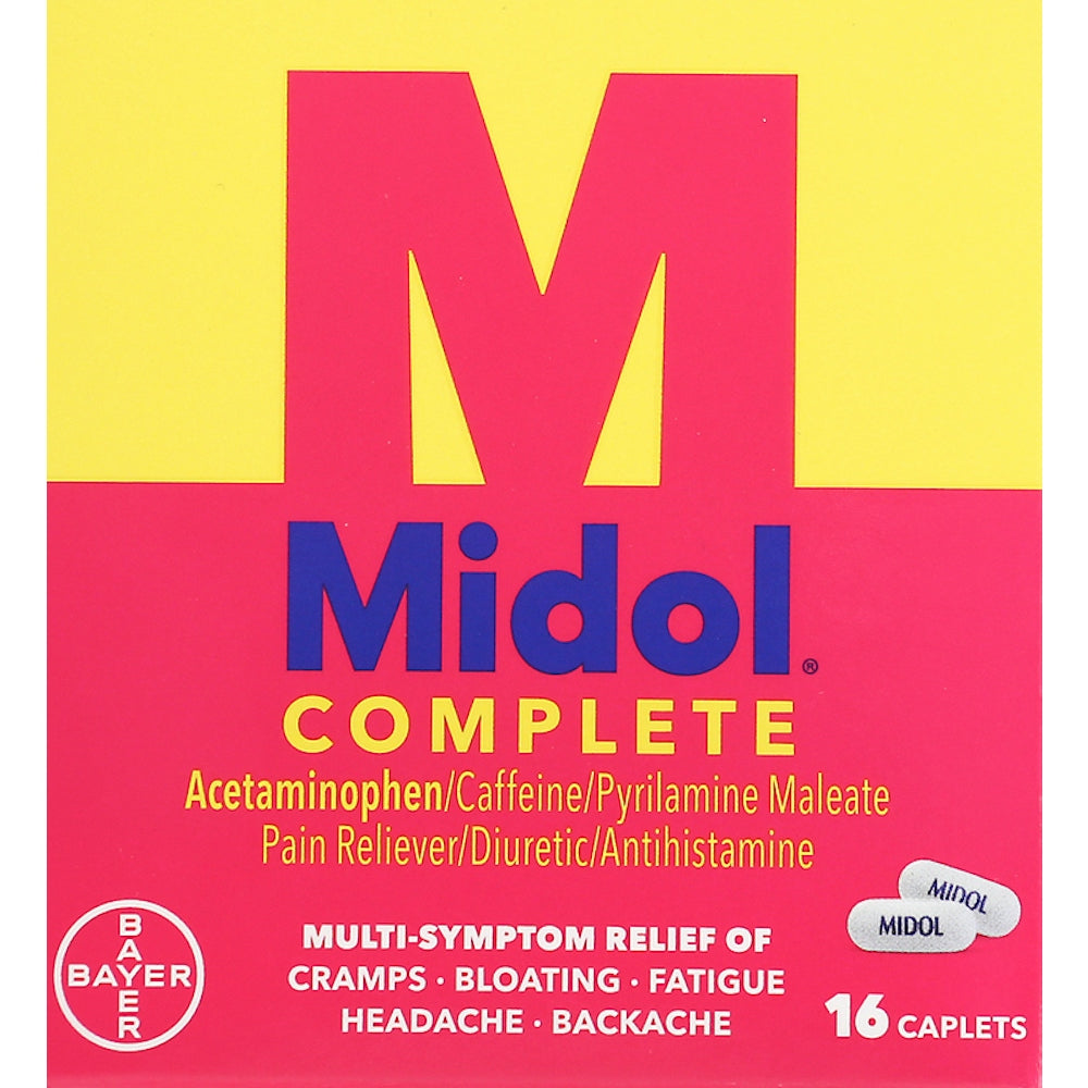 Midol® Complete Multi-Symptom Relief – 16 Count Box