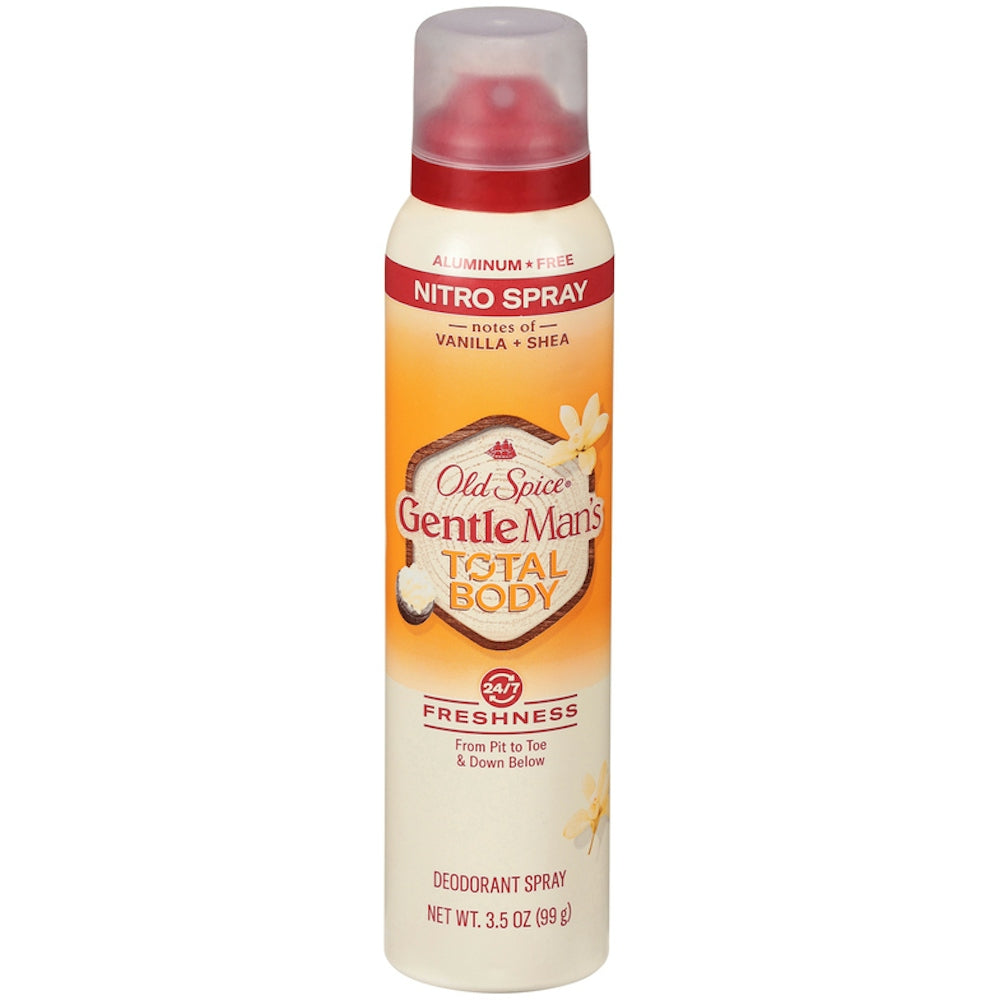 Old Spice Whole Body Deodorant For Men Spray - Vanilla & Shea - 3.5oz
