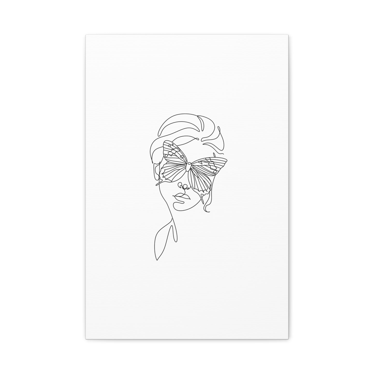 Minimalist Butterfly Canvas Art, Modern Home Decor, Gift for Nature Lovers, Wall Art for Women, Inspirational Wall Art