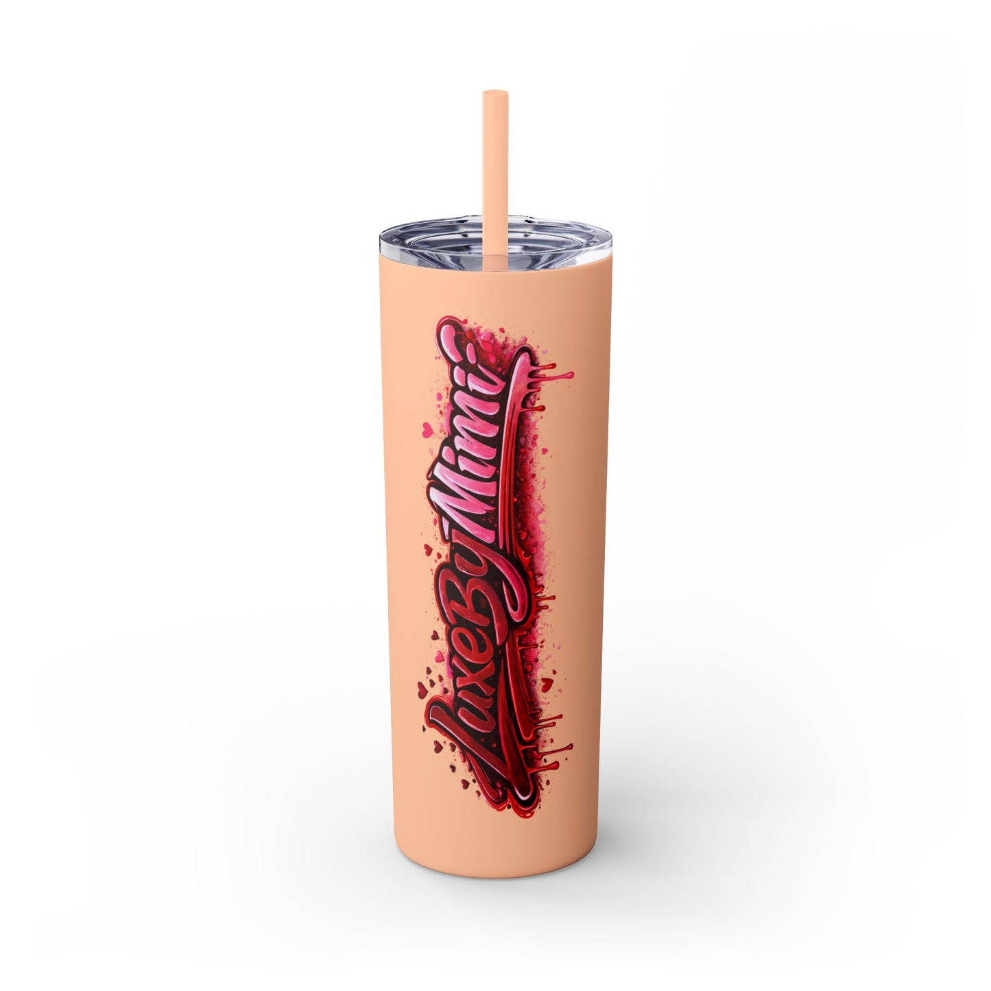 Skinny Tumbler – 'Lake & Lemons' Red Script 20oz Insulated Straw Tumbler