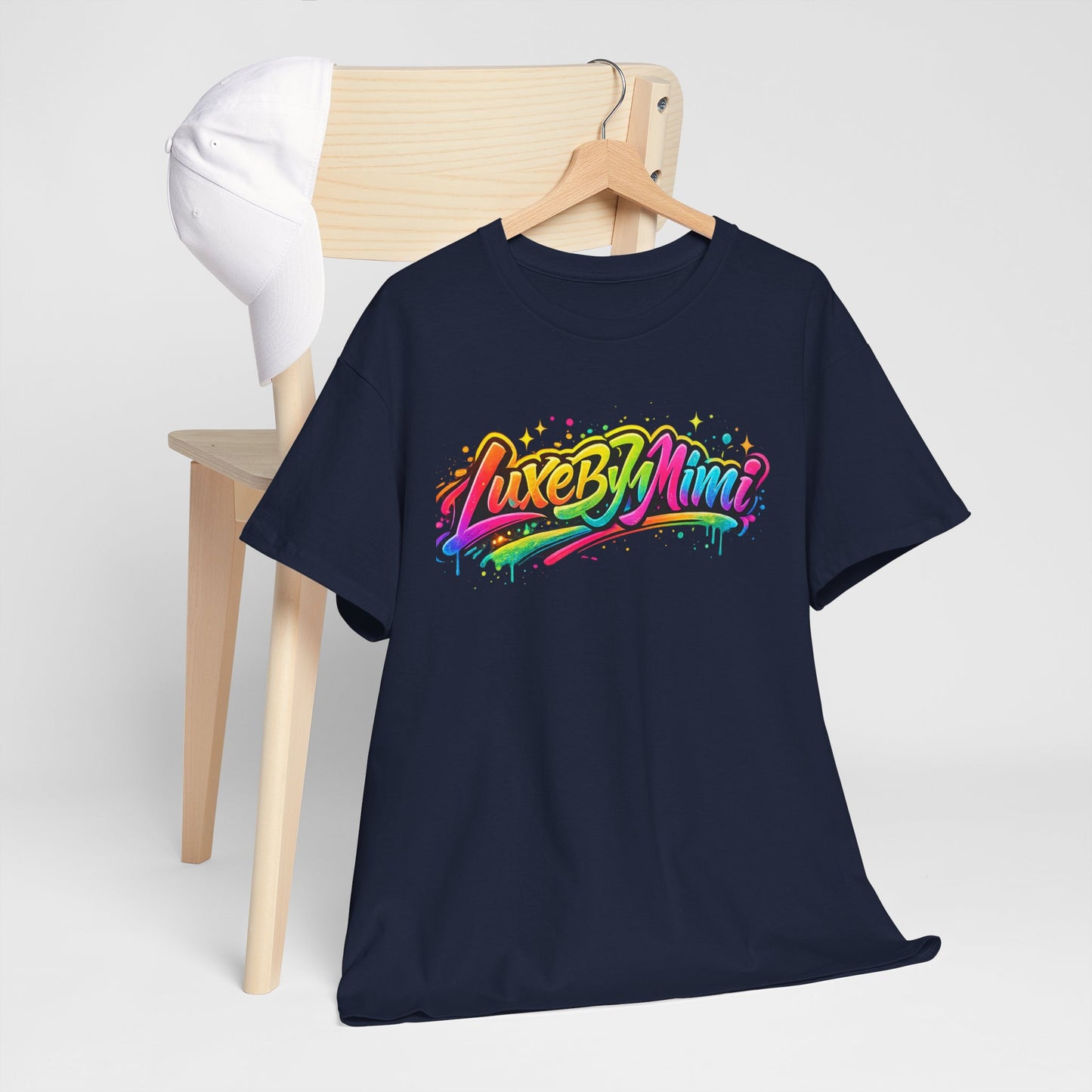 Graffiti Logo T-Shirt — 'Luxe By Mimi' Brand Colorful Streetwear Tee