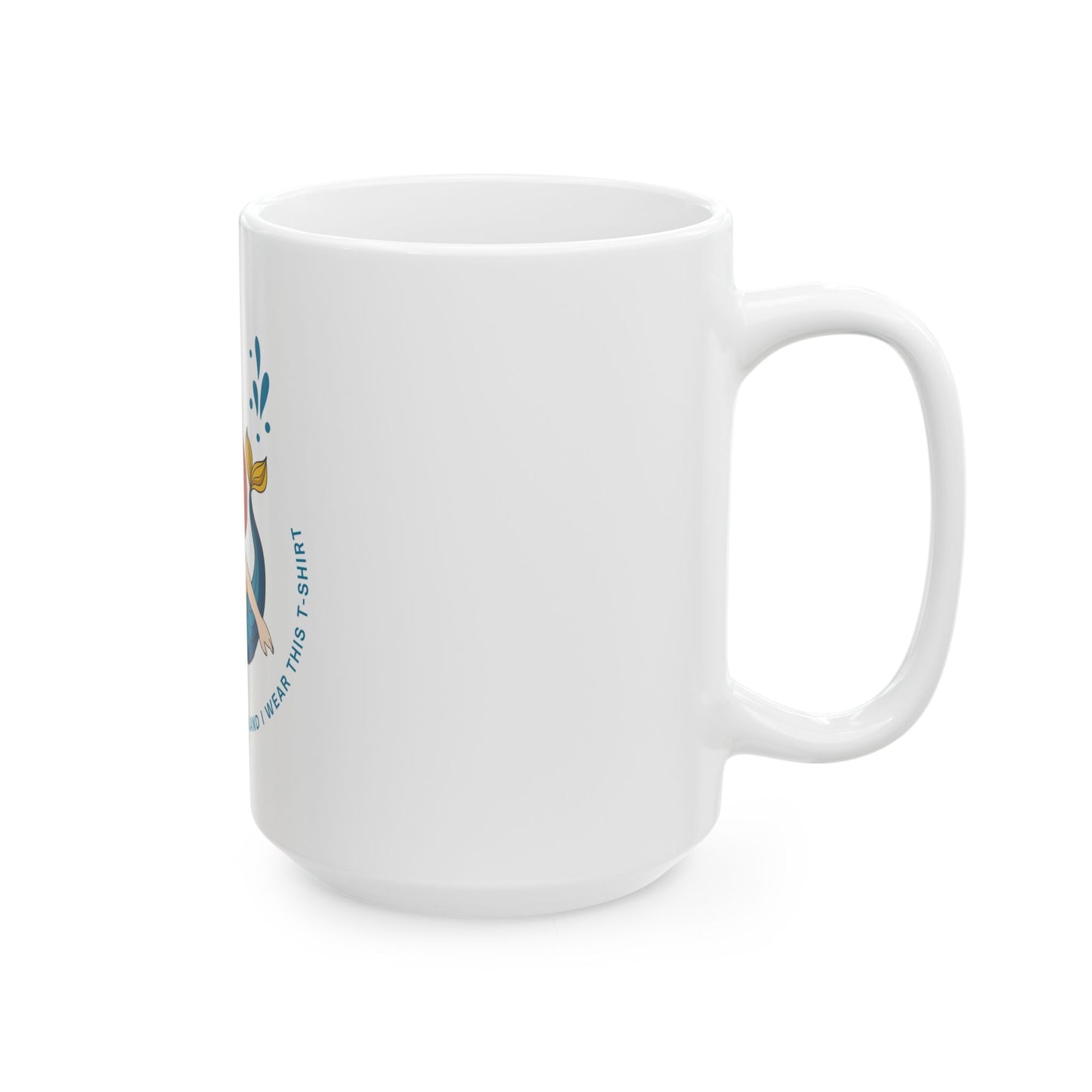 Mermaid Ceramic Mug, Cute Mermaid Mug, Gift for Mermaid Lovers, Nautical Decor, Coffee Tea Cup, Perfect for Beach Themed Parties