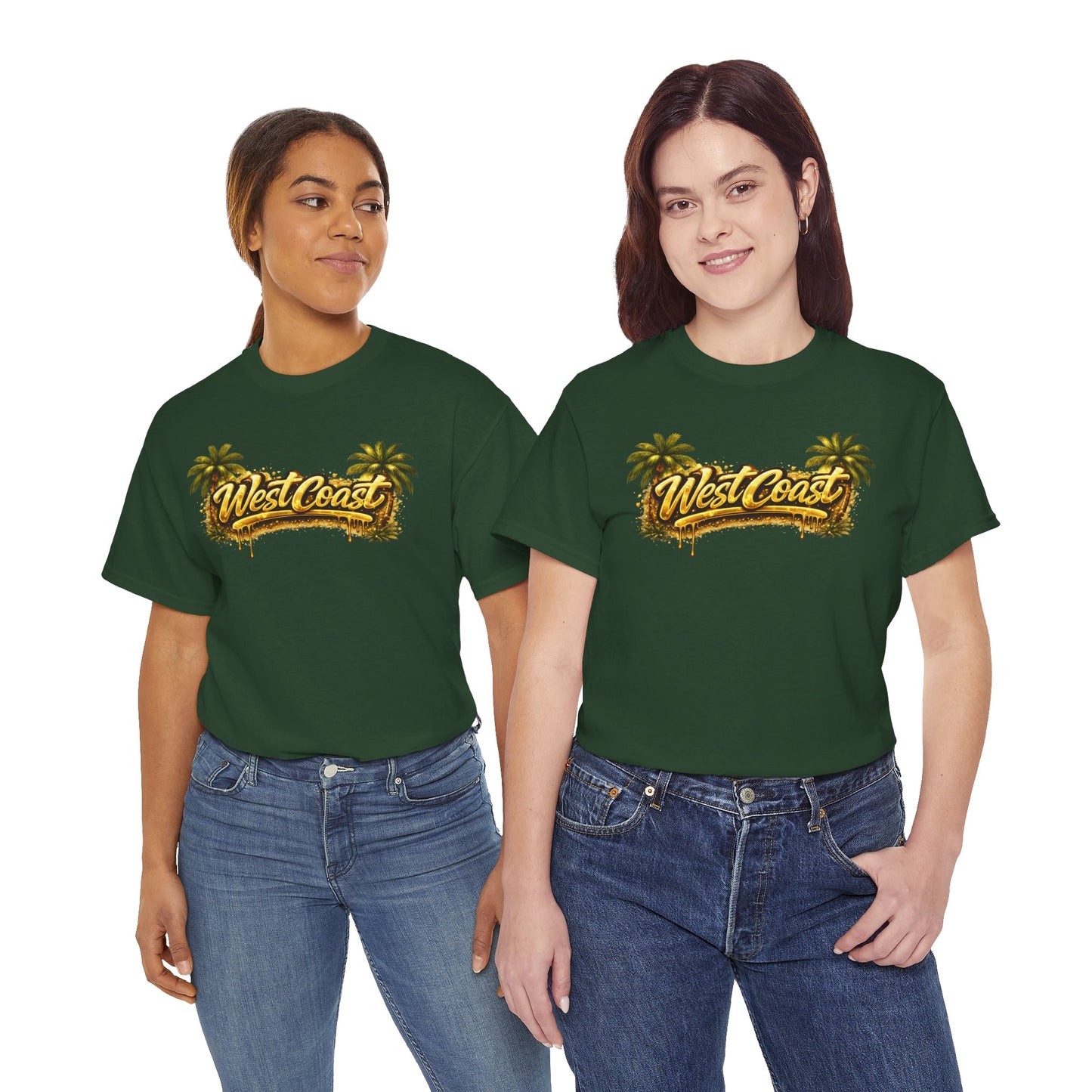 West Coast Palm Tree T-Shirt — Retro Surf Vibe Tee