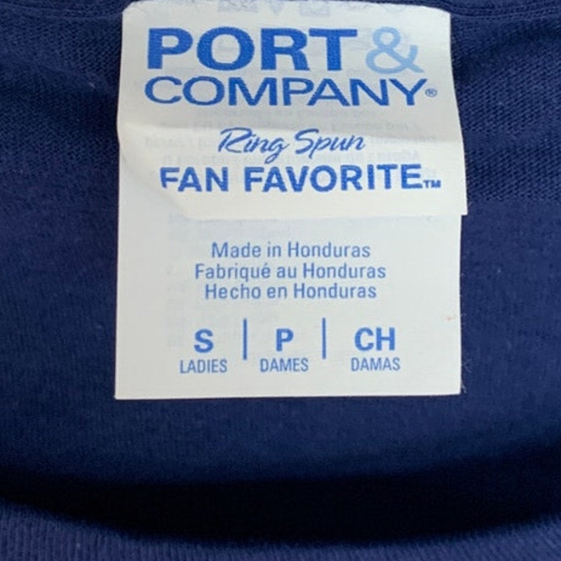 Port & Company Womens Small King University Short Sleeve Crew Neck Tee Shirt