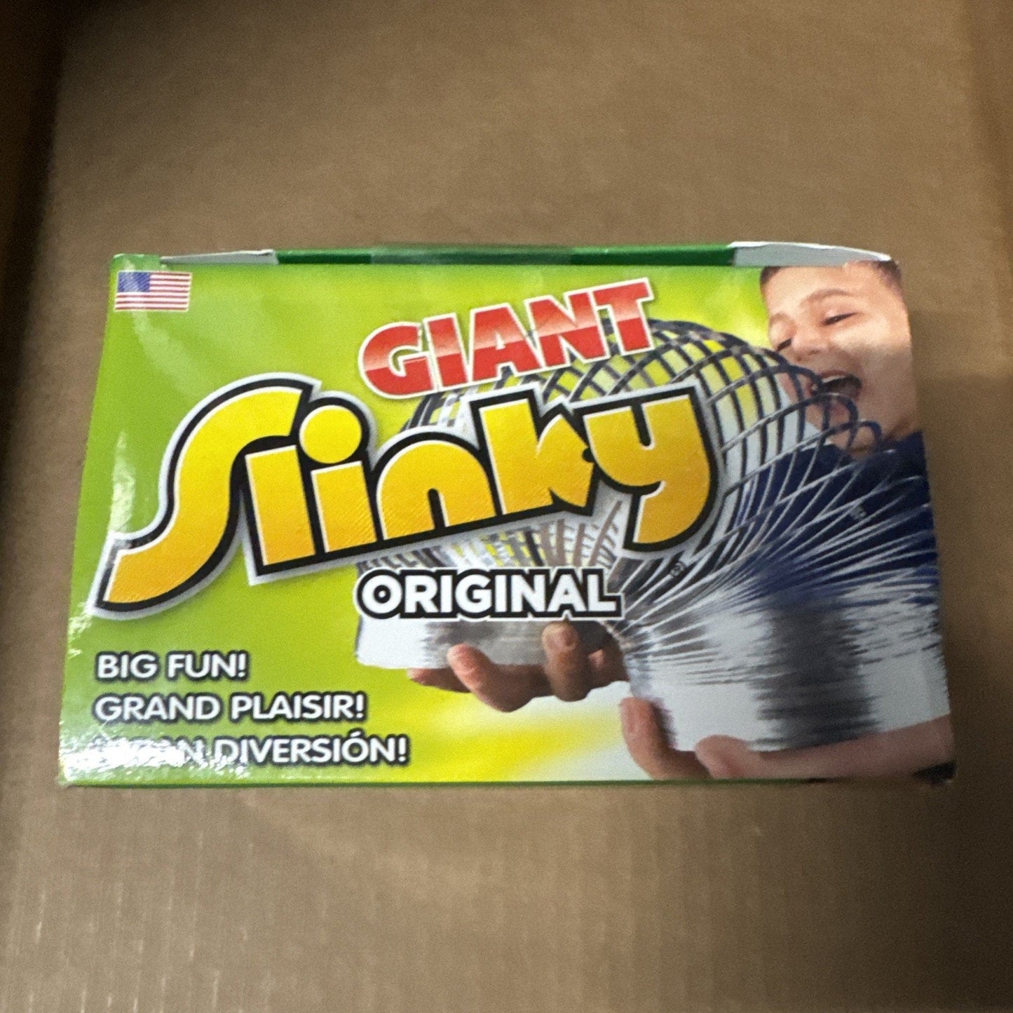 The Original Giant Slinky Walking Spring Toy Big Metal Slinky Ages 5+ New LARGE