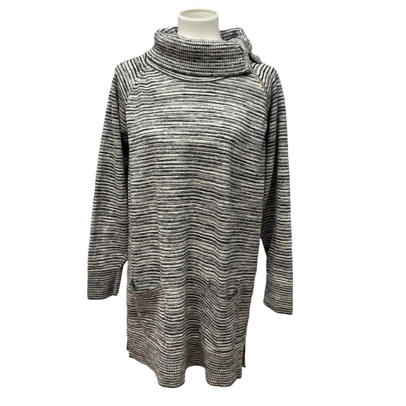 Eight Eight Eight Womens XL 100% Cotton Long Sleeve Turtleneck Sweater Dress