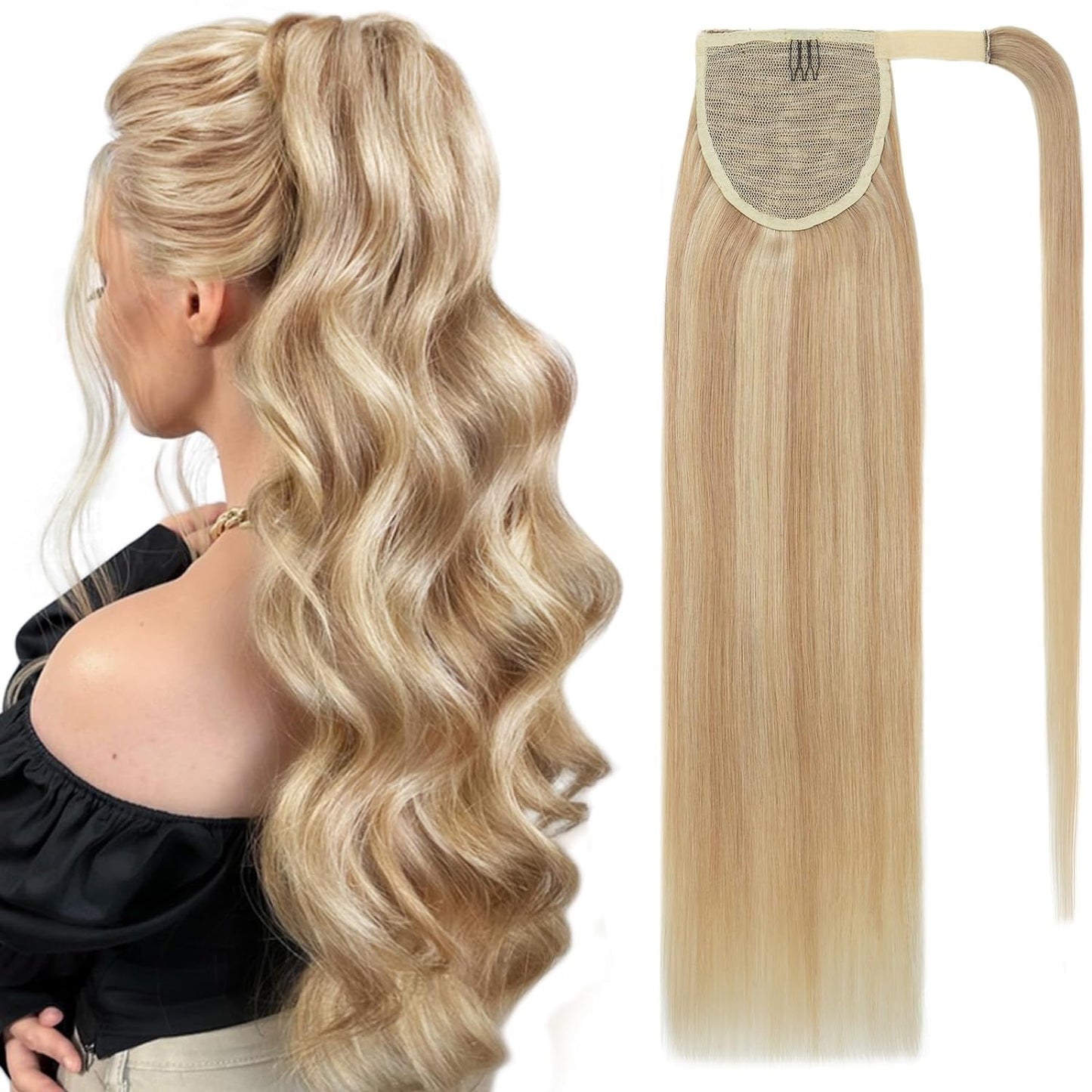 VIP PONYTAIL / Silky 24" (100 grams) 100% Human Hair