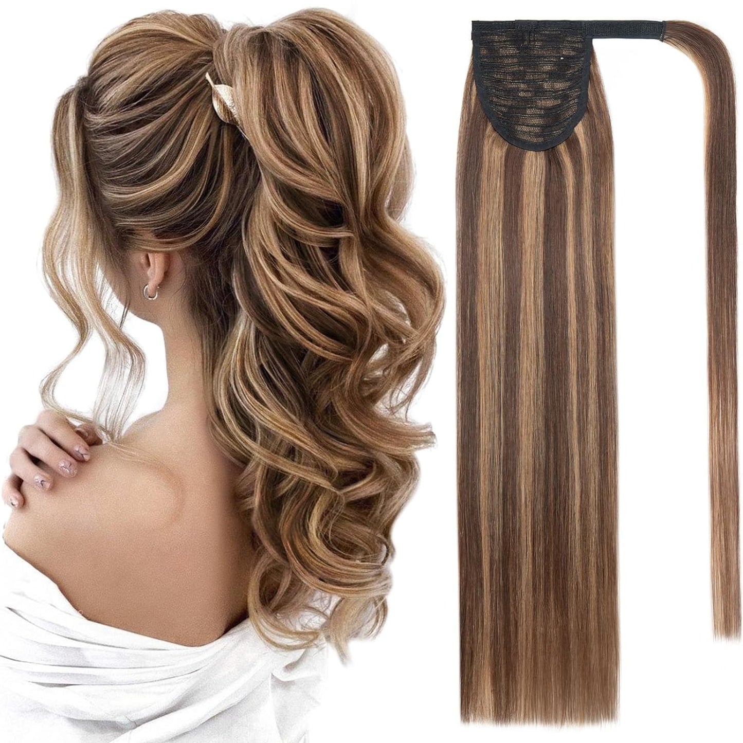 VIP PONYTAIL / Silky 24" (100 grams) 100% Human Hair