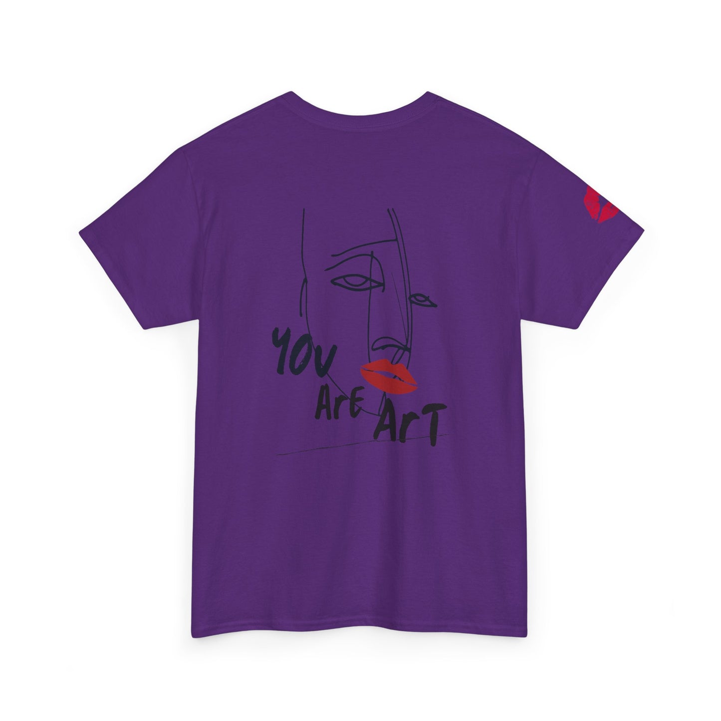 YOU ARE ART - SINGLE, TAKEN... Artistic Unisex Cotton Tee with Heartfelt Prints, Casual Wear, Gift for Artists, Streetwear, Inspirational Fashion