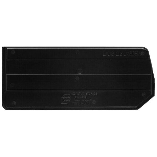 Quantum Storage Systems Bin Divider Black Pk6