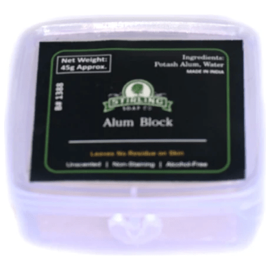 Stirling Soap Co Alum Block Travel Size 45g