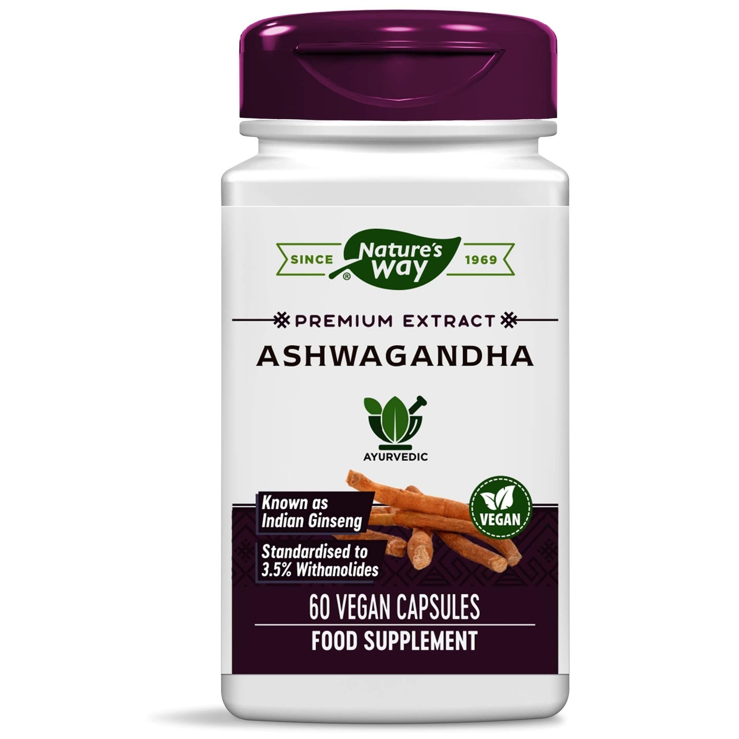 Nwy Ashwagandha, Cp 60Caps