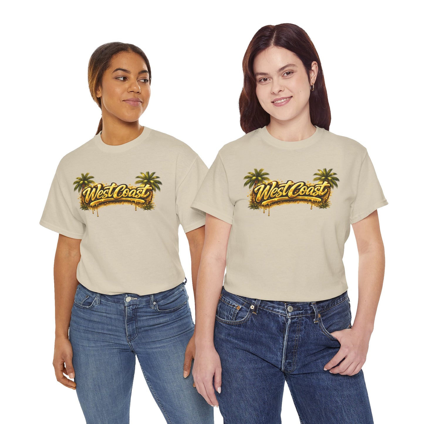West Coast Palm Tree T-Shirt — Retro Surf Vibe Tee