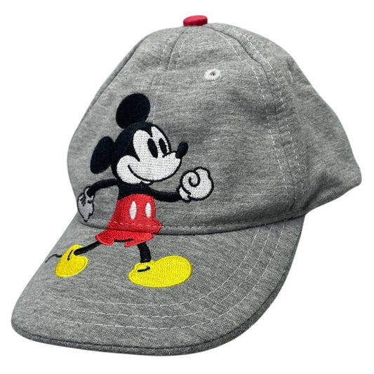 Disney Mickey Mouse Kids One Size OSFM 100% Cotton Hook & Loop Back Cap Hat