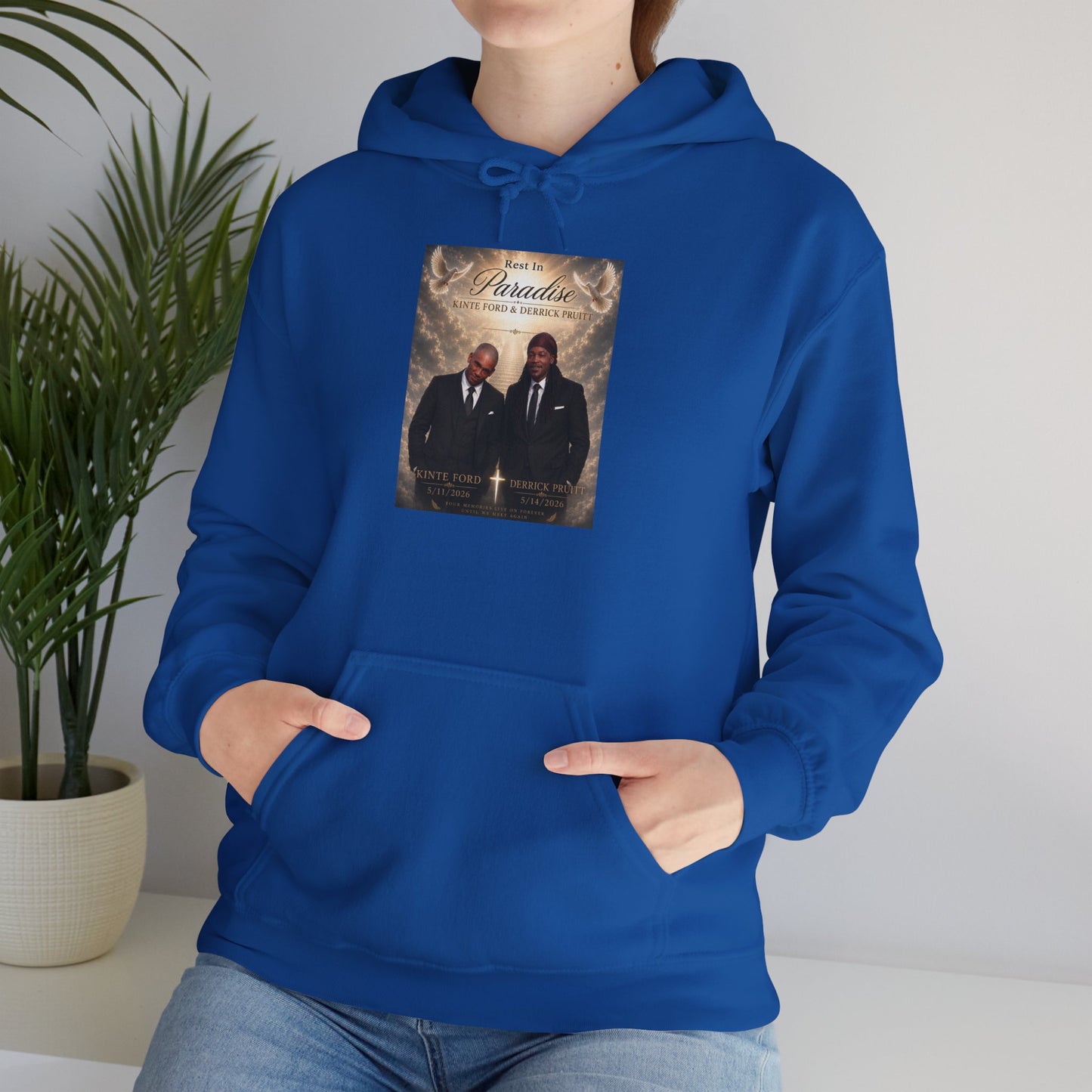 In Memory of Portrait Hoodie — "The Anointing" Ministry Sweatshirt