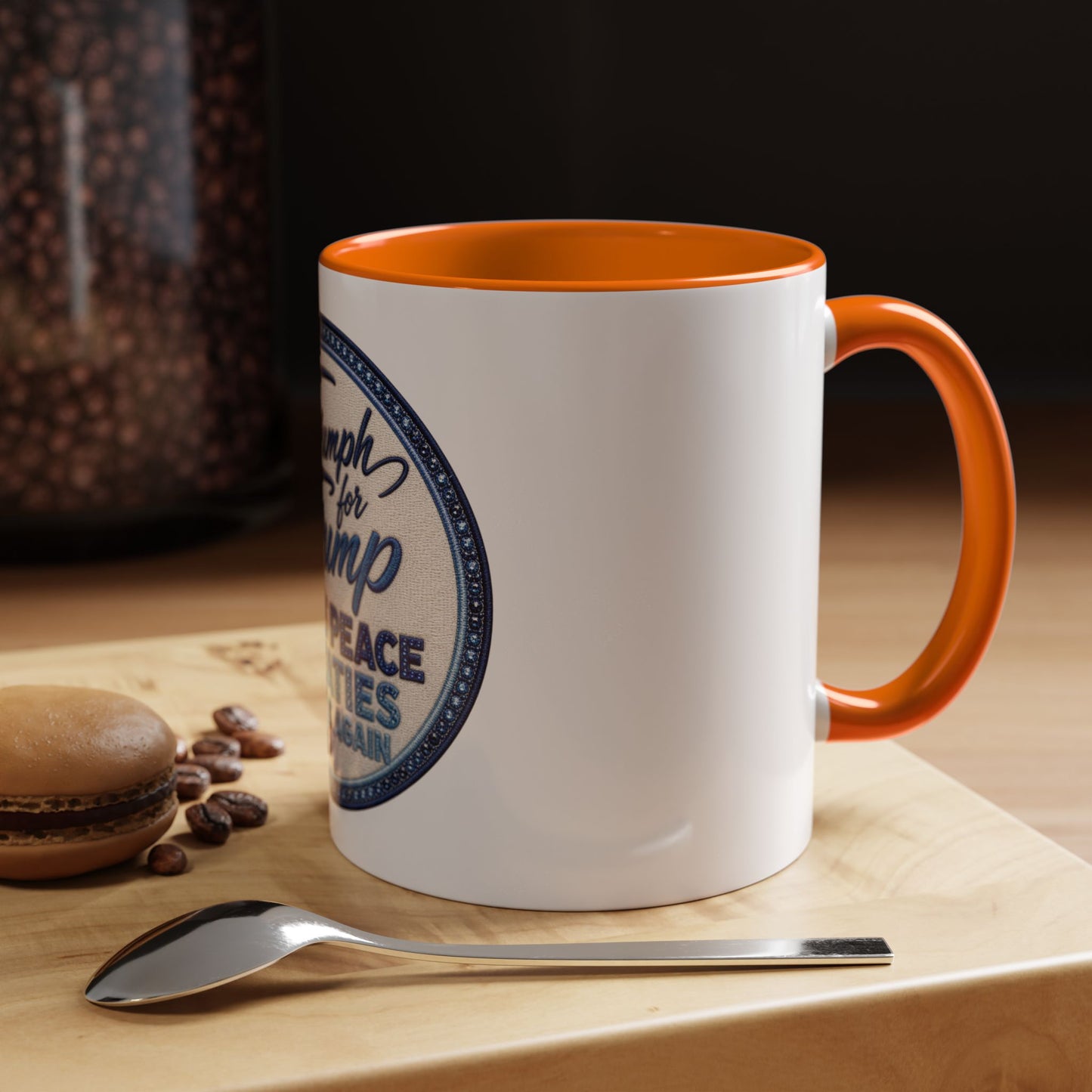 Make Peace Treaties Mug — "Triumph for Trump" Political Coffee Cup (11/15oz)