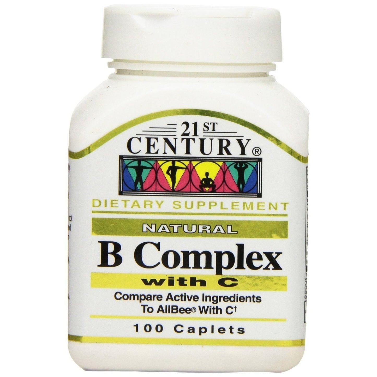 21st Century B Complex Plus Vitamin C - 100 Tablets