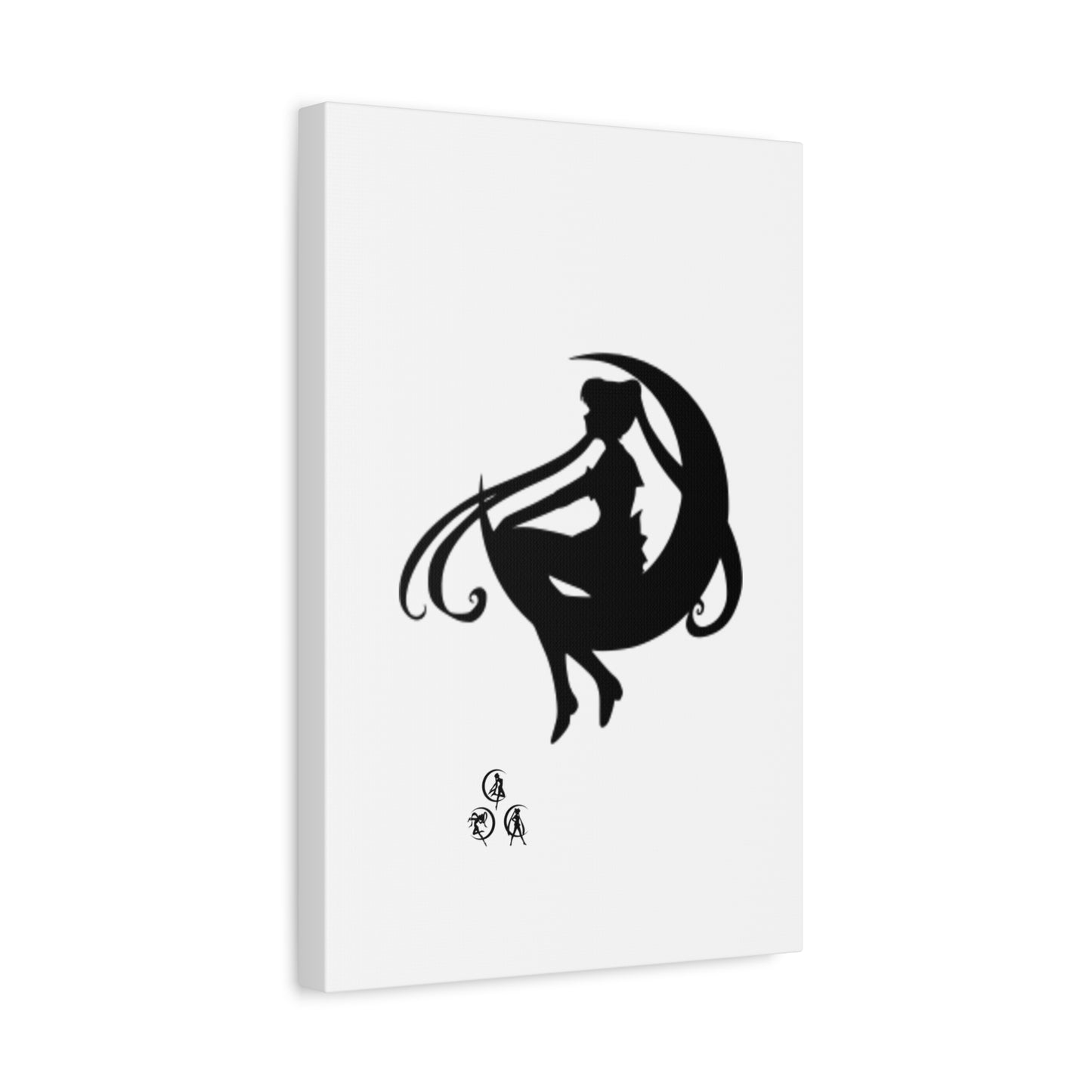 Moonlit Goddess Canvas Art, Modern Wall Decor, Fantasy Home Decor, Boho Aesthetic, Gift for Art Lovers