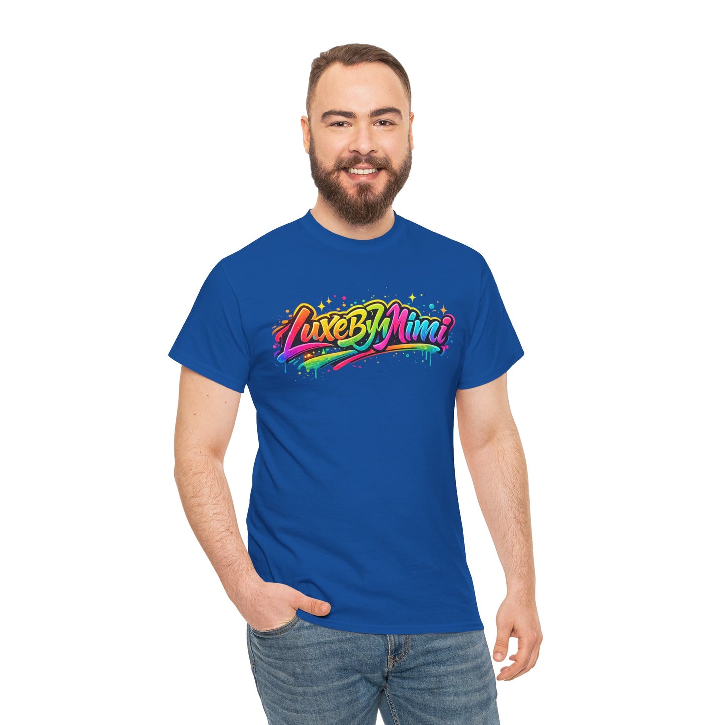 Graffiti Logo T-Shirt — 'Luxe By Mimi' Brand Colorful Streetwear Tee