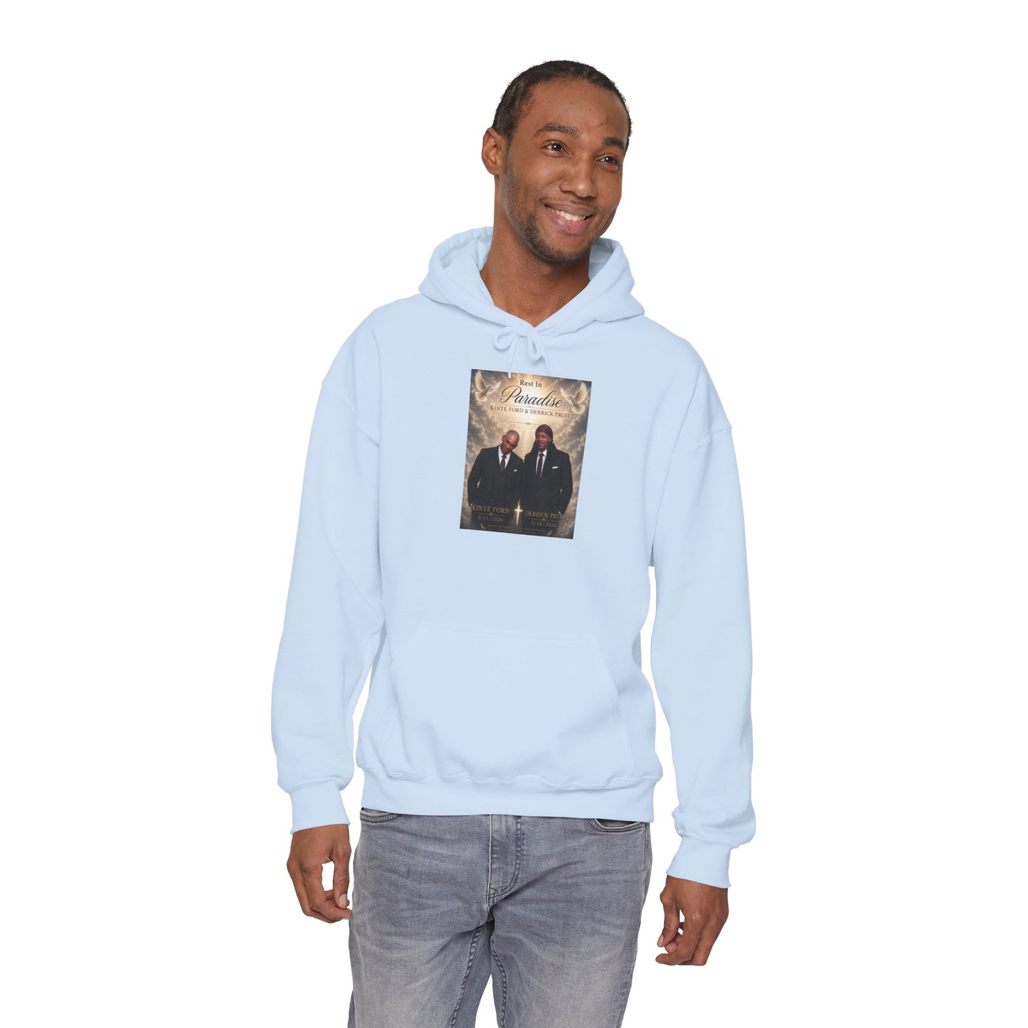 In Memory of Portrait Hoodie — "The Anointing" Ministry Sweatshirt