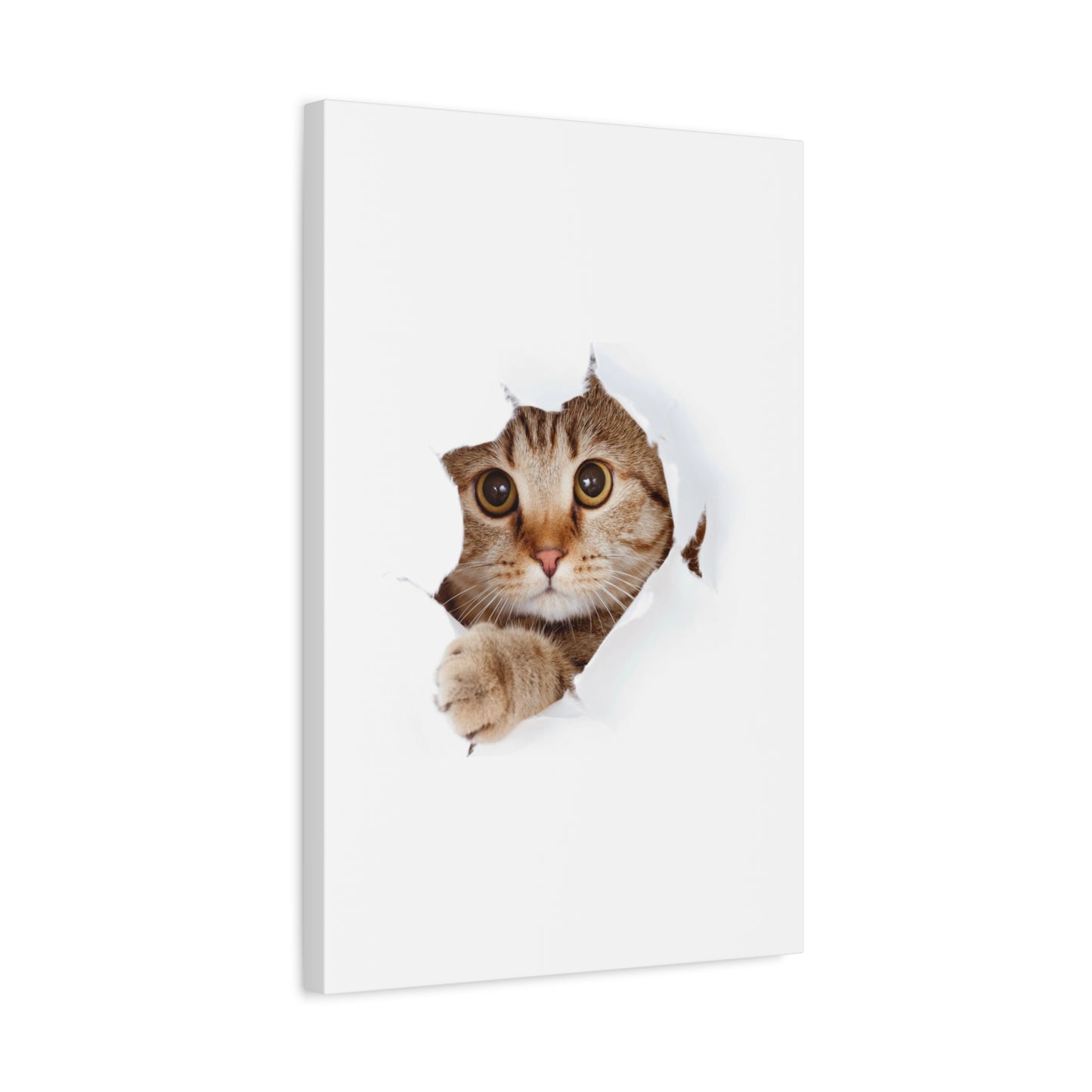 Whimsical Cat Canvas Art, Playful Decor for Cat Lovers, Home Wall Art, Pet-Themed Gift, Cute Cat Wall Art, Cat Lover's Decoration