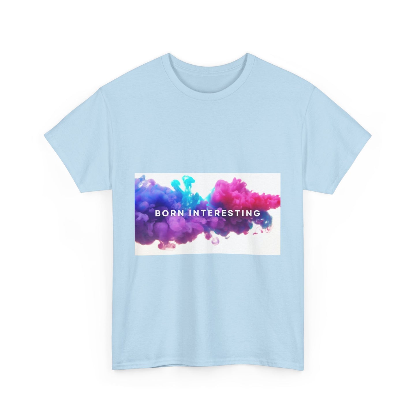 Unisex Cotton Tee – 'Born Interesting' Graphic Shirt, Casual Wear, Gift Idea, Trendy Tee, Daily Wear, Art-Inspired Shirt