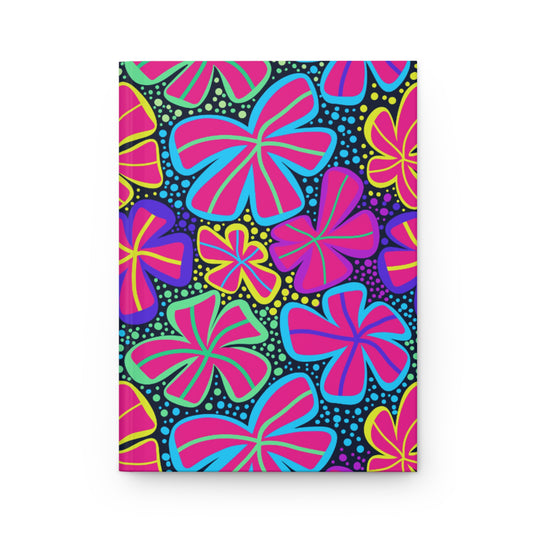Vibrant Flower Hardcover Journal | Boho Notebook for Writers, Dreamers, Art Lovers, Gifts for Students, Creative Journaling