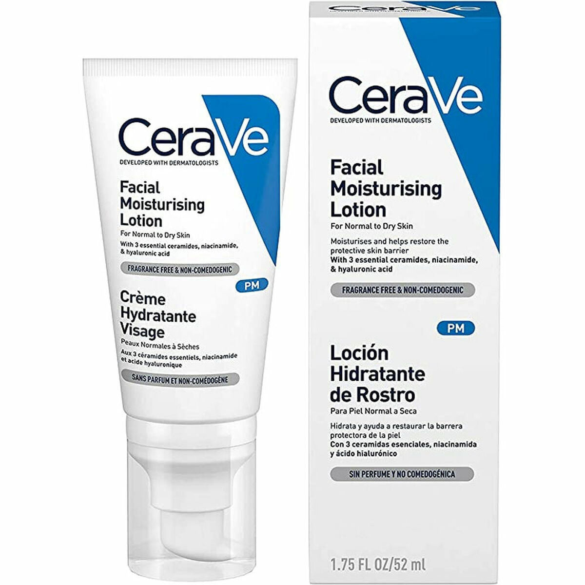 Moisturizing Facial Lotion CeraVe CERAVE MOISTURISING 52 ml-0