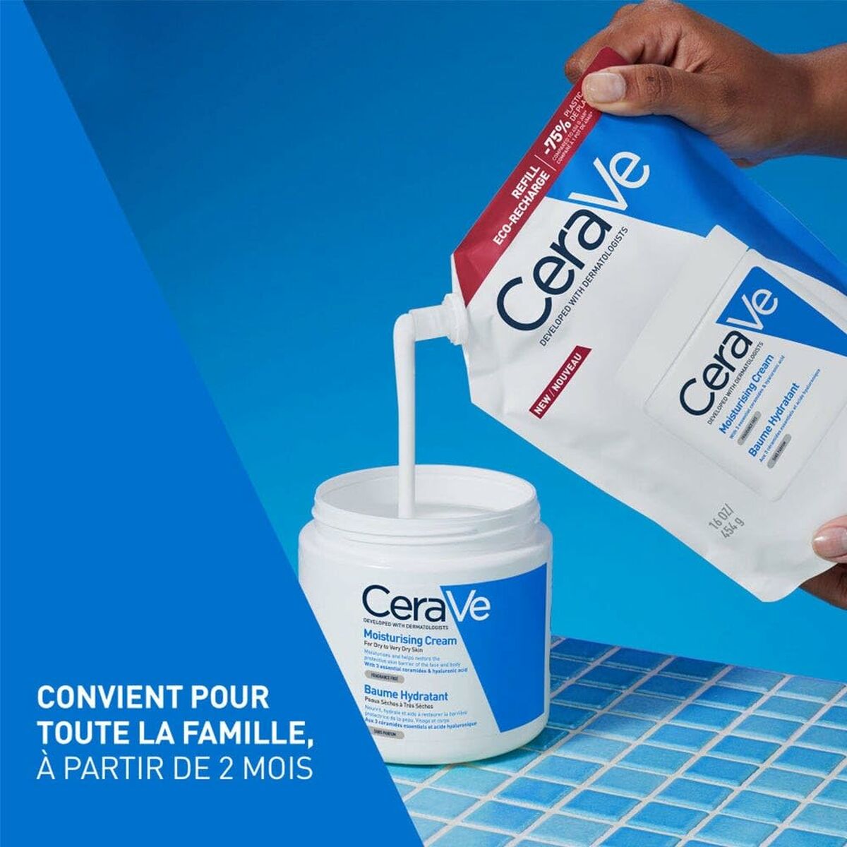 Facial Cream CeraVe CERAVE MOISTURISING 454 g-3