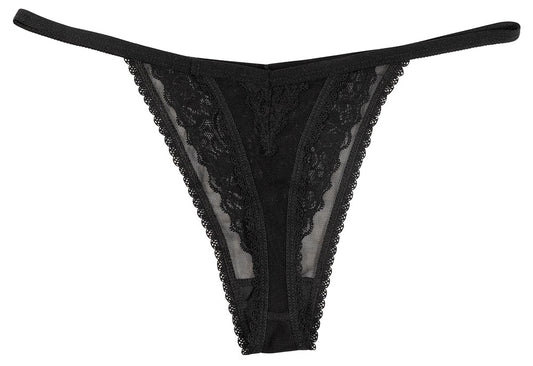 Mesh and Lace Thong