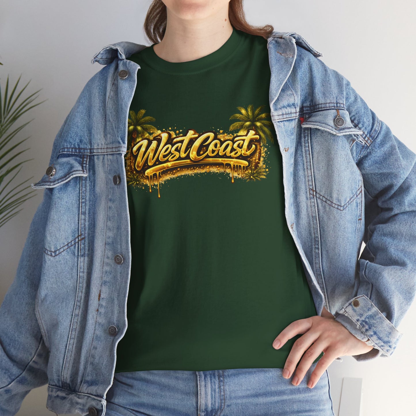 West Coast Palm Tree T-Shirt — Retro Surf Vibe Tee