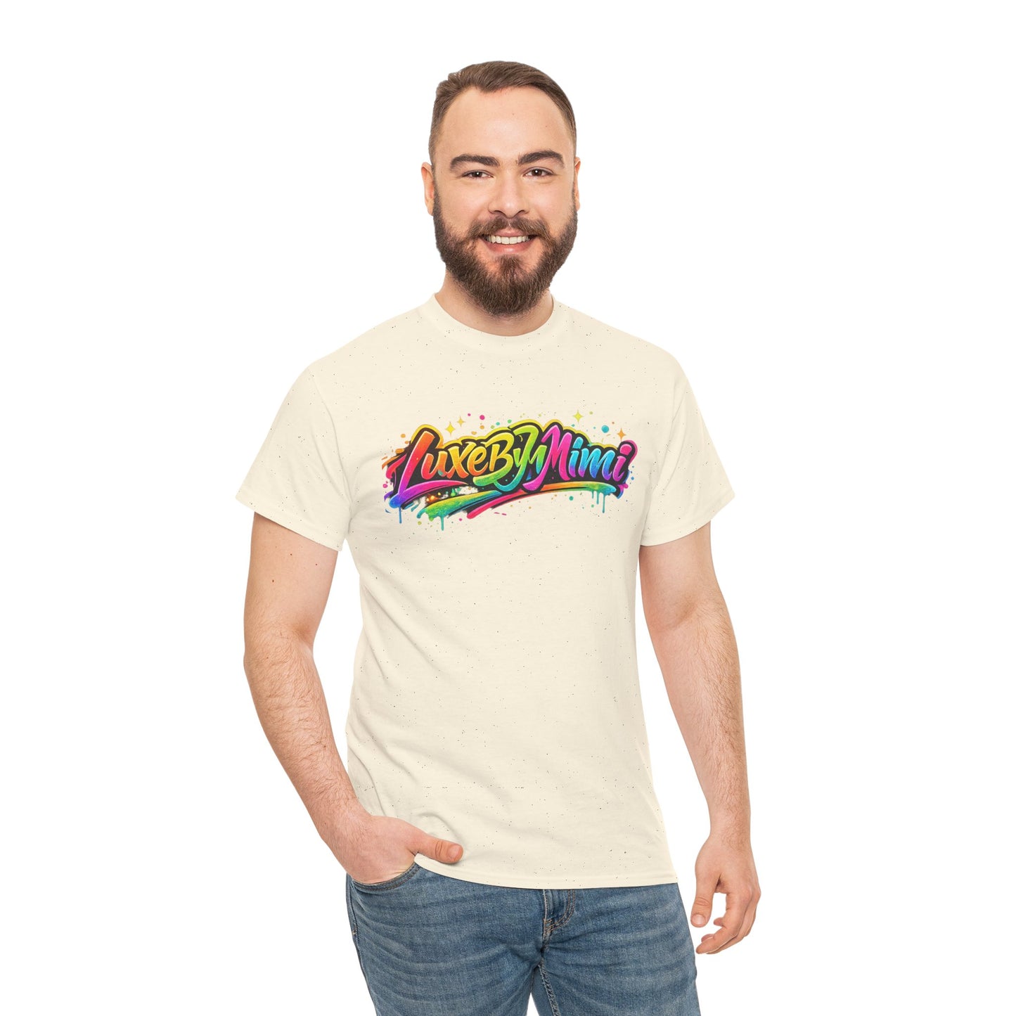 Graffiti Logo T-Shirt — 'Luxe By Mimi' Brand Colorful Streetwear Tee