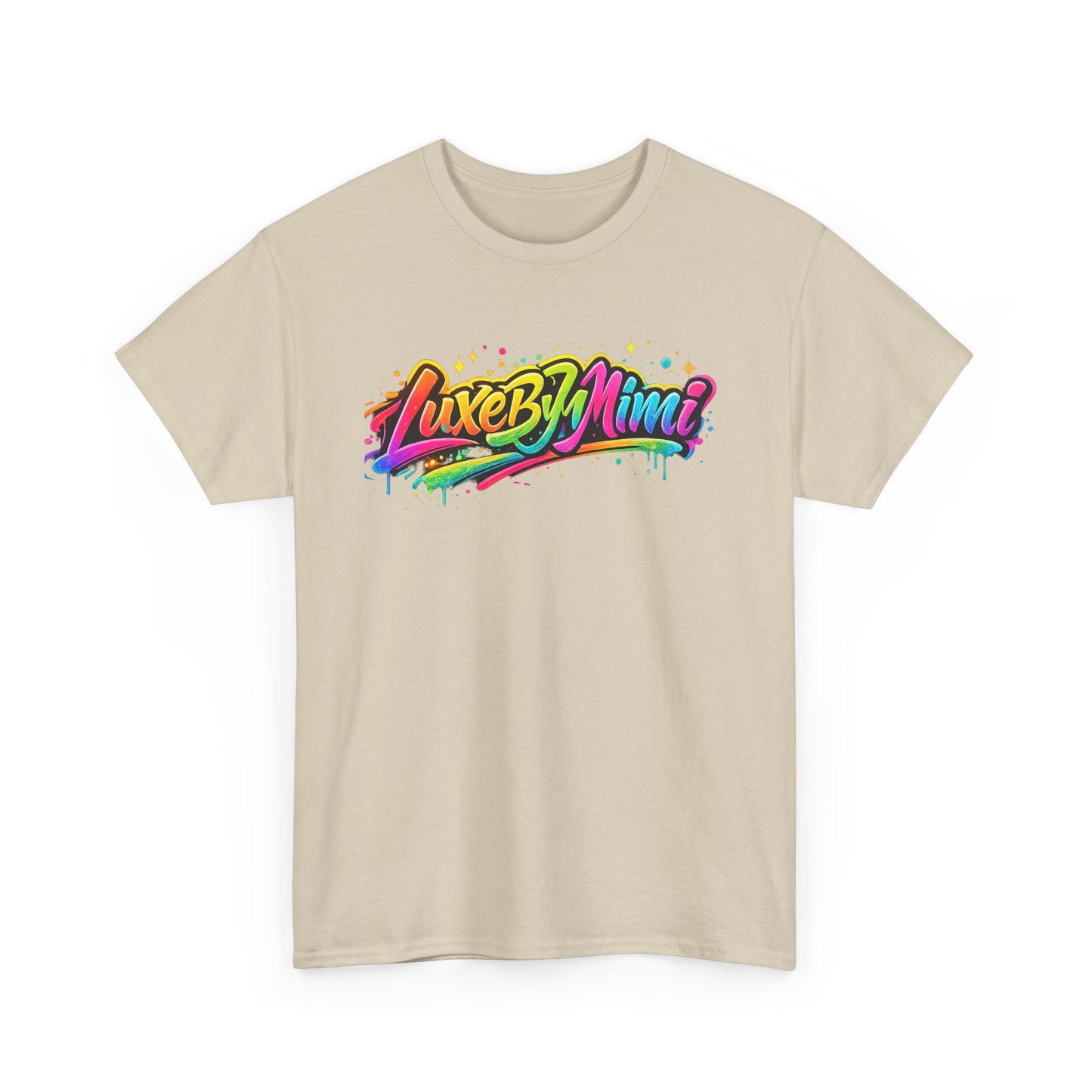 Graffiti Logo T-Shirt — 'Luxe By Mimi' Brand Colorful Streetwear Tee