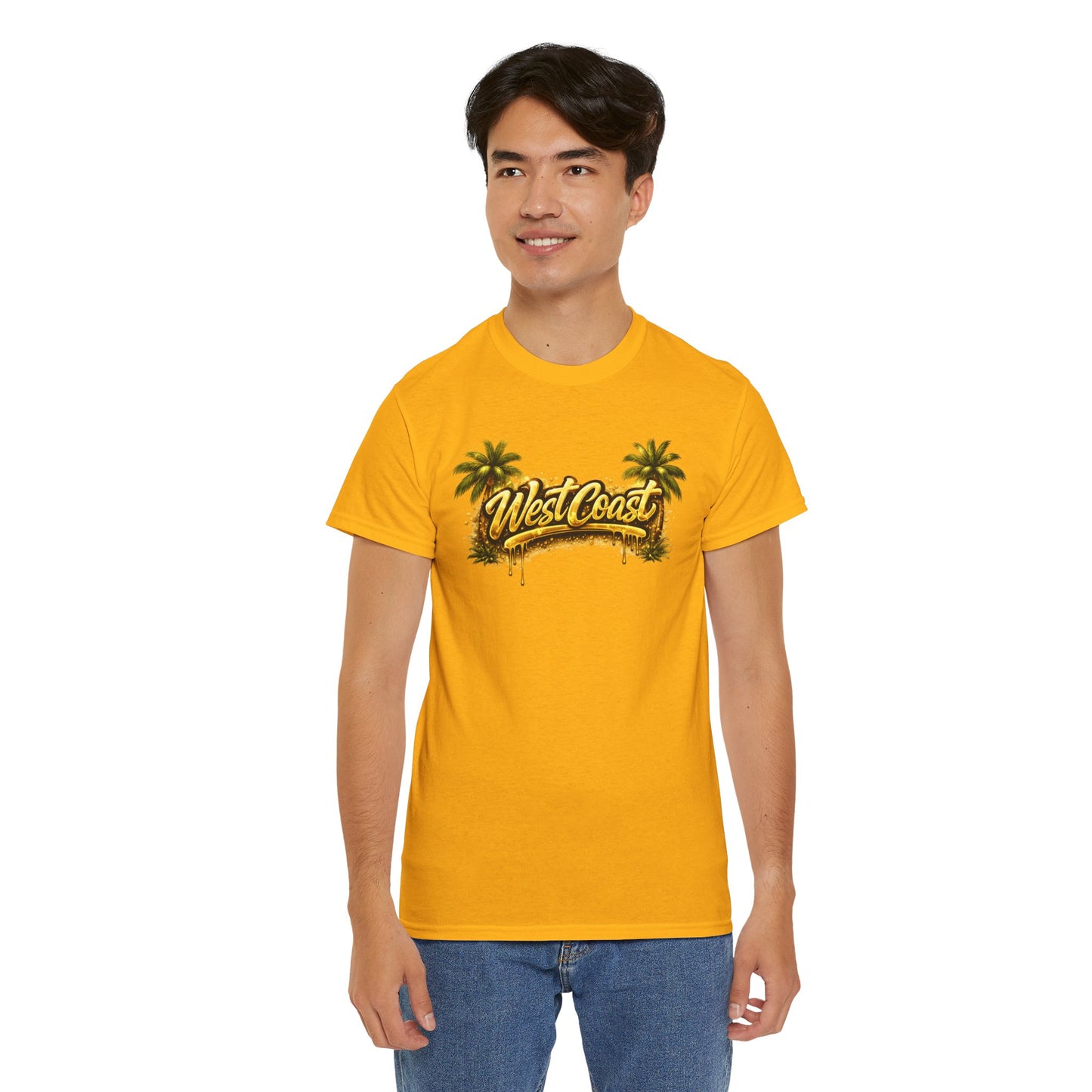 West Coast Palm Tree T-Shirt — Retro Surf Vibe Tee