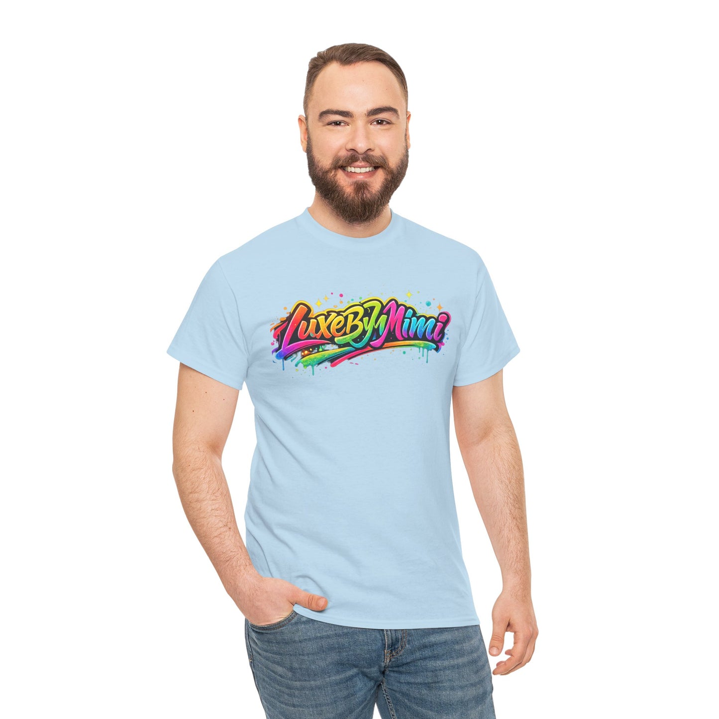 Graffiti Logo T-Shirt — 'Luxe By Mimi' Brand Colorful Streetwear Tee