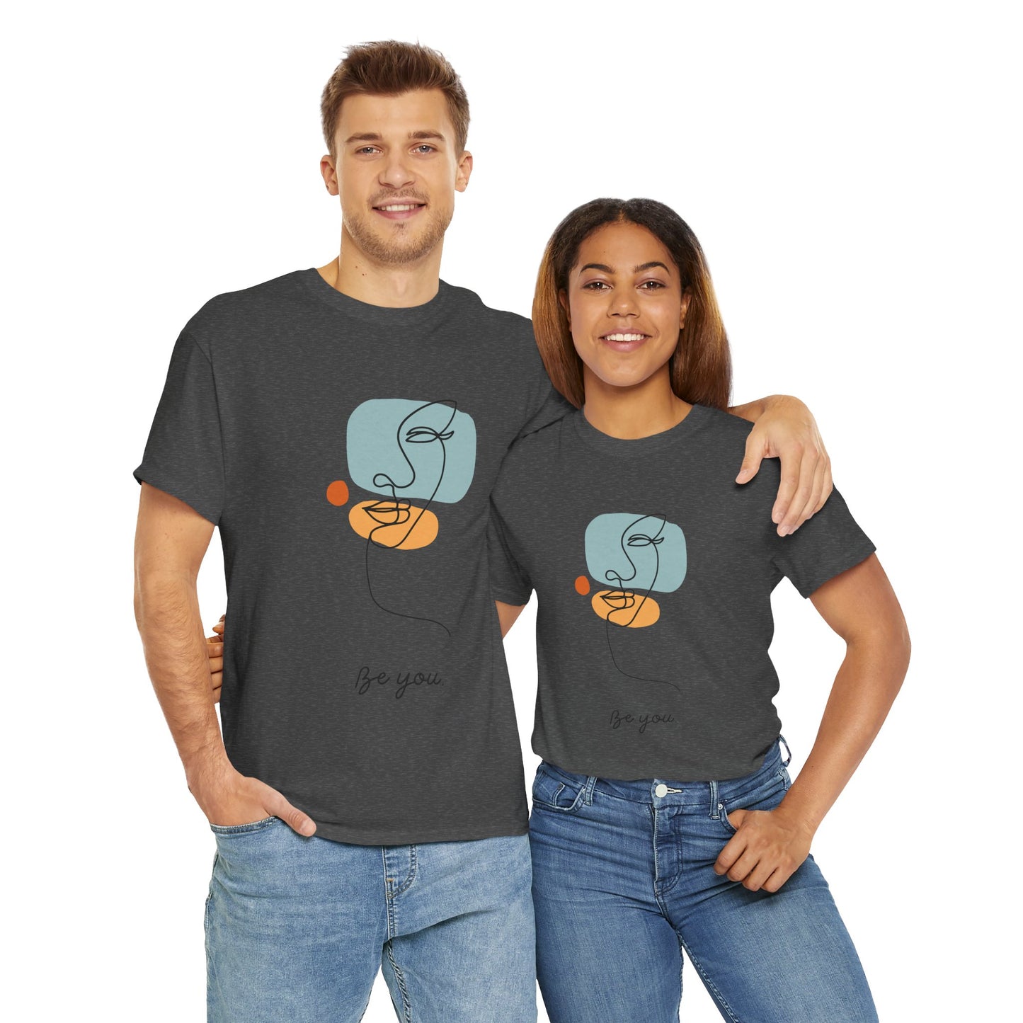 Be You Unisex Cotton Tee - Inspirational Graphic Tee for Self-Love, Gift for Friends, Casual Wear, Birthday, Everyday Comfort