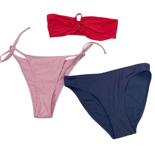 Lot of 3 New American Eagle Womens XS Strapless Bandeau Swim Bikini Bottoms