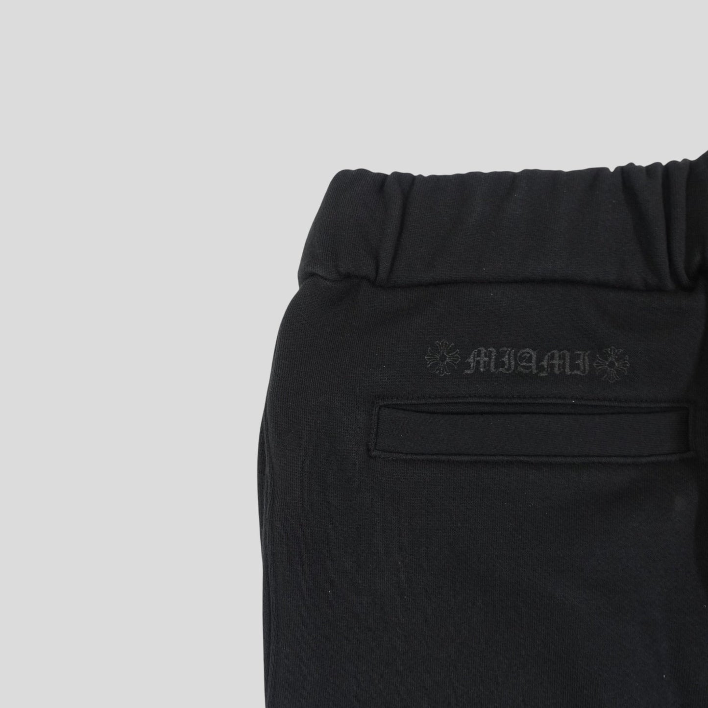 Chrome Hearts Triple Black Miami Exclusive Sweatpants