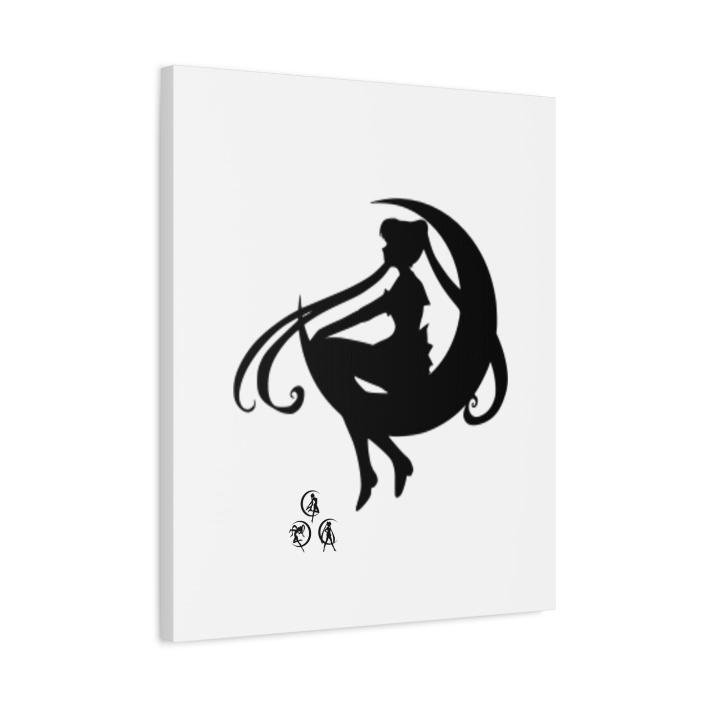 Moonlit Goddess Canvas Art, Modern Wall Decor, Fantasy Home Decor, Boho Aesthetic, Gift for Art Lovers