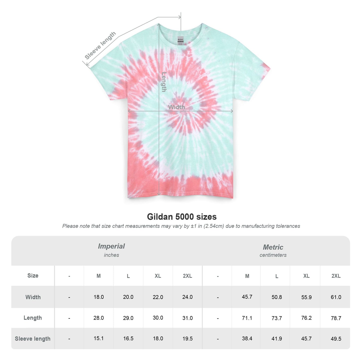 Tie Dye Tee — "Somebody Loves You" Pastel Heart Graphic