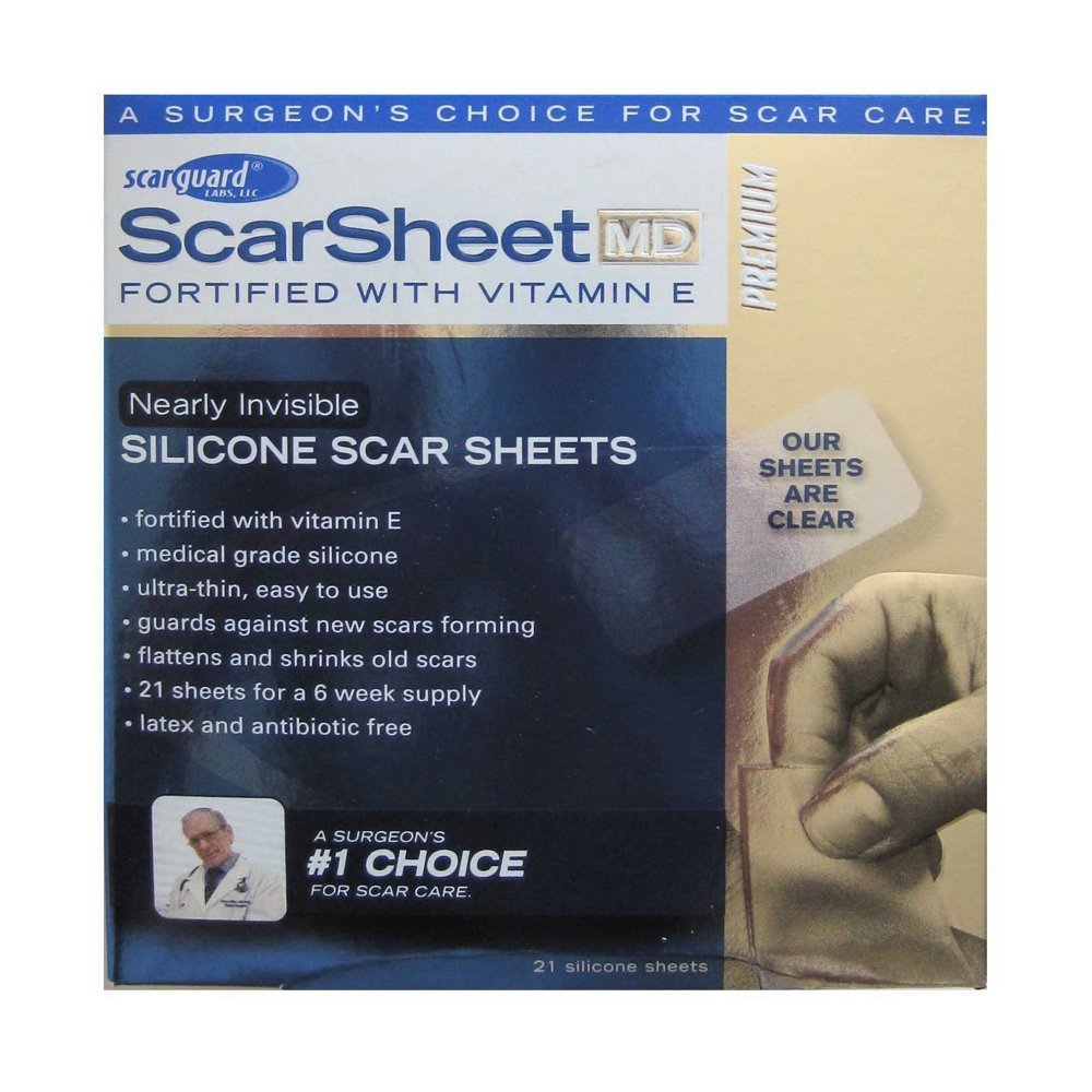 Scarguard  Md Silicone  Scarsheet 21Ct