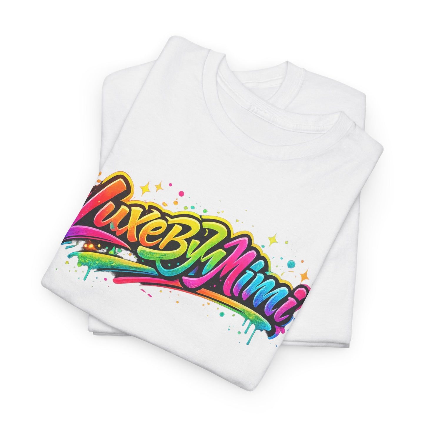 Graffiti Logo T-Shirt — 'Luxe By Mimi' Brand Colorful Streetwear Tee